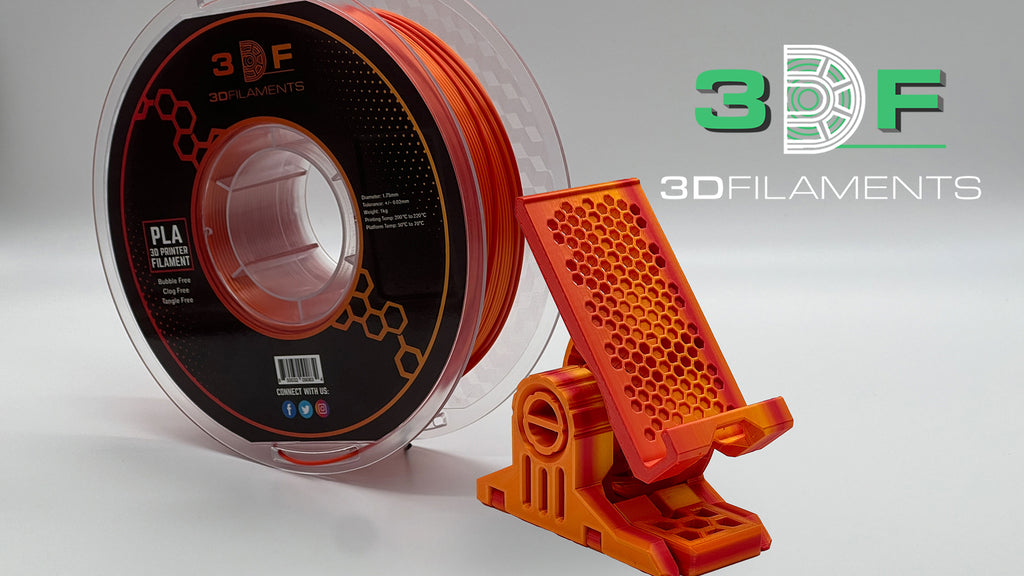 3DF Silk PLA Red Gold 1KG