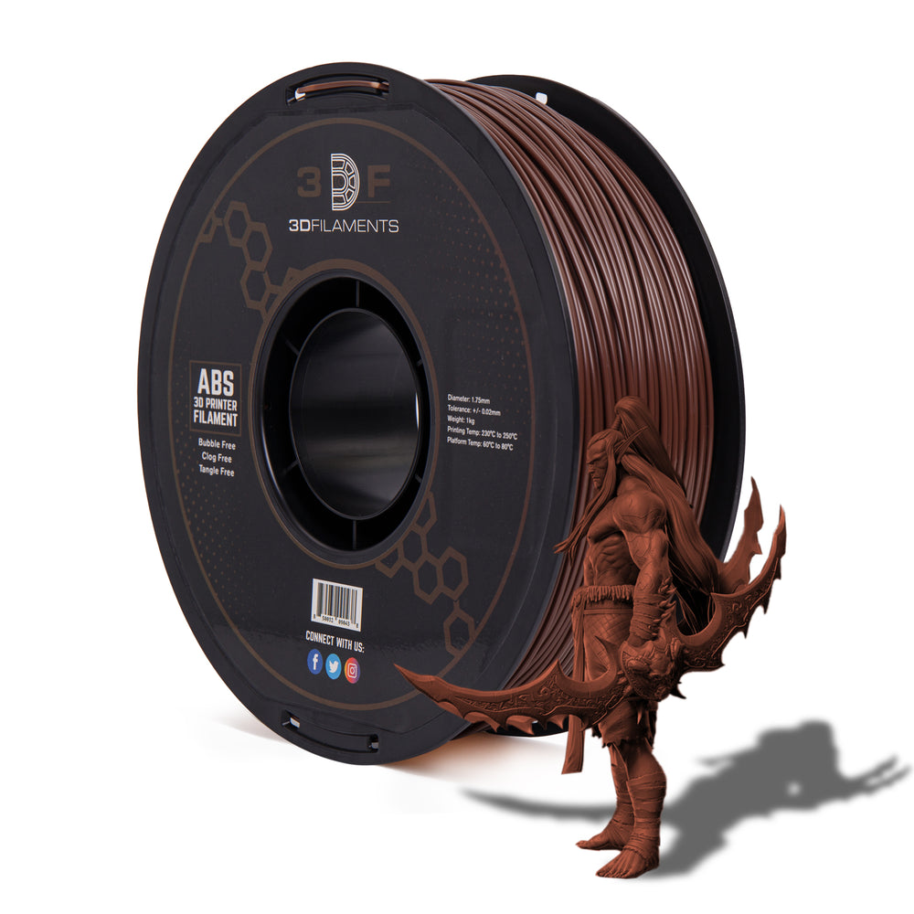 Brown ABS 3D Printer Filament 1 KG
