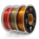SILK PLA DUAL COLOR COEXTRUSION GOLD SILVER / GOLD COPPER / RED GOLD MAGIC FILAMENT - 1.75MM, 3 PACK (1.5KG)