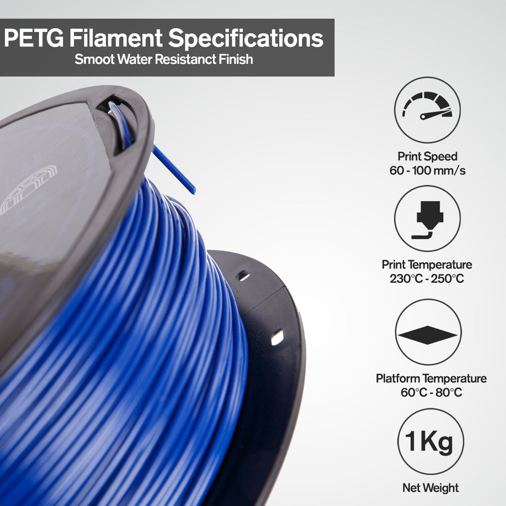 Blue PETG 3D Printer Filament