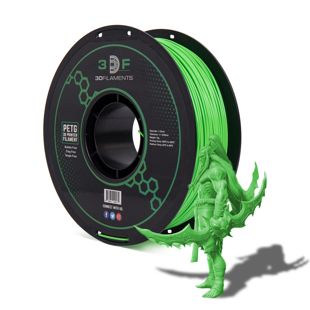 Green PETG 3D Printer Filament