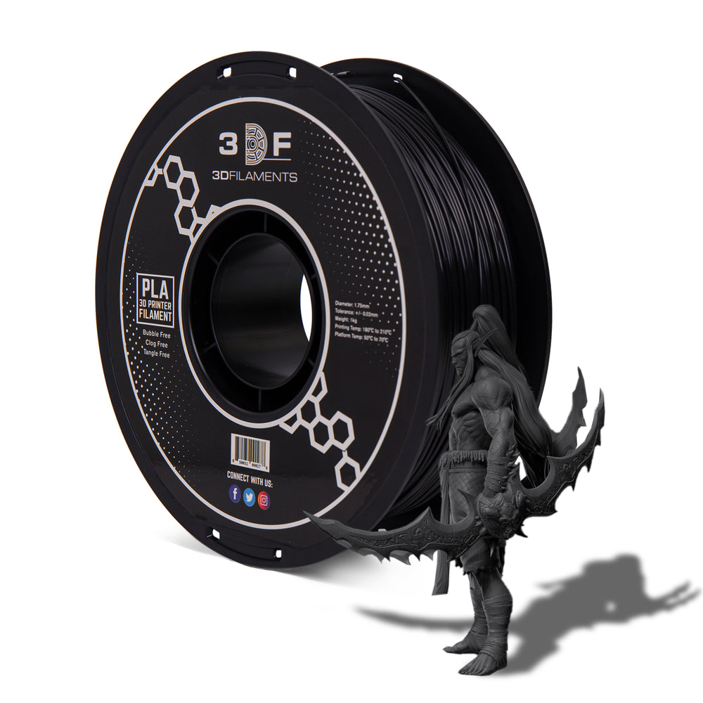 Black PLA 3D Printer Filament