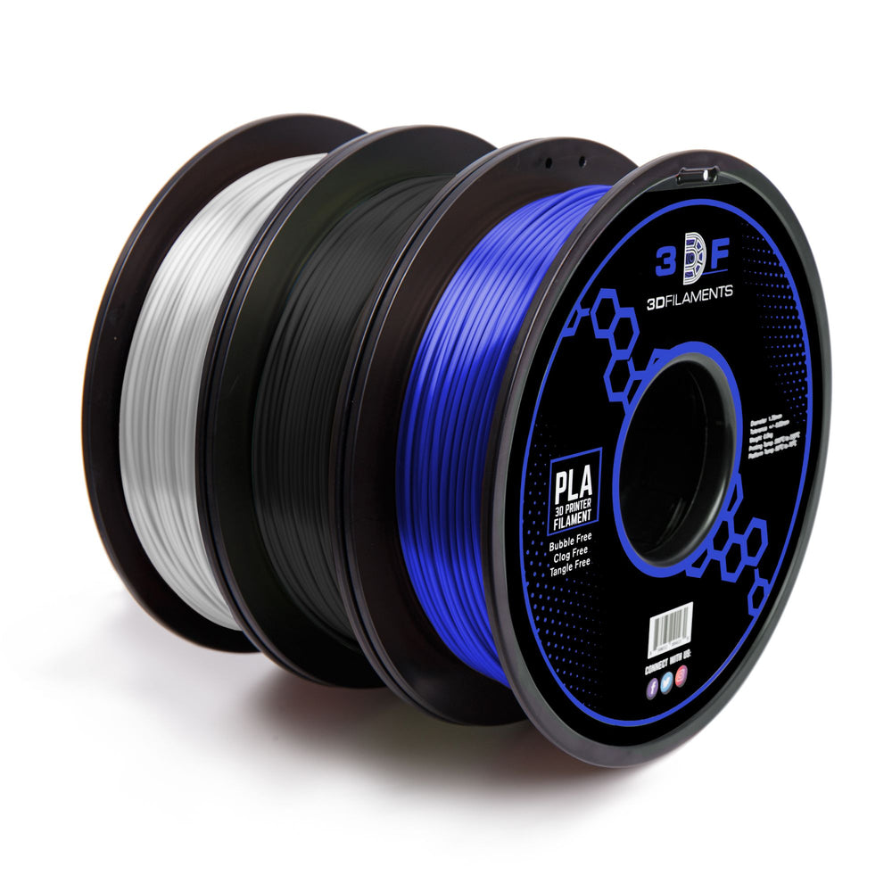 Black Blue White PLA 3D Printer Filament