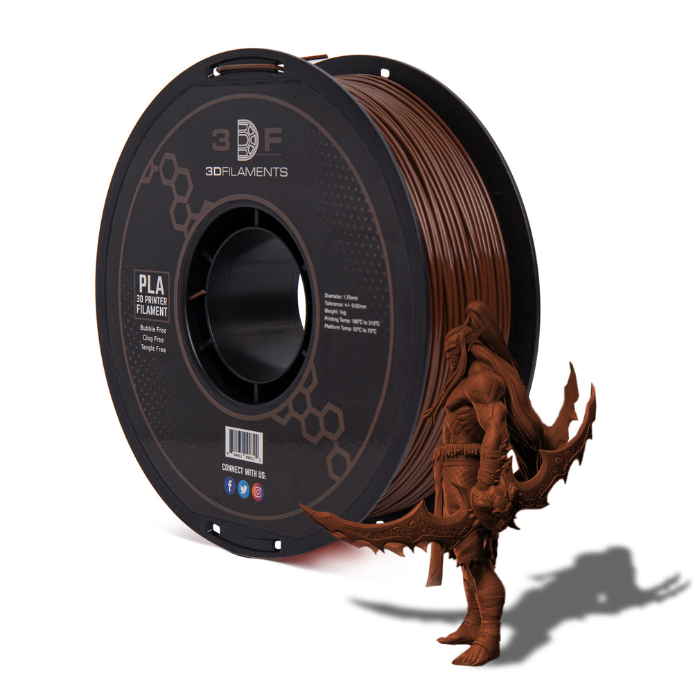 Brown PLA 3D Printer Filament