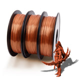 Copper Silk PLA 3D Printer Filament