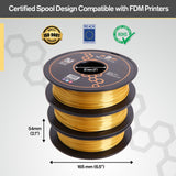 Gold PLA 3D Printer Filament