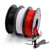 Red Black White PLA 3D Printer Filaments