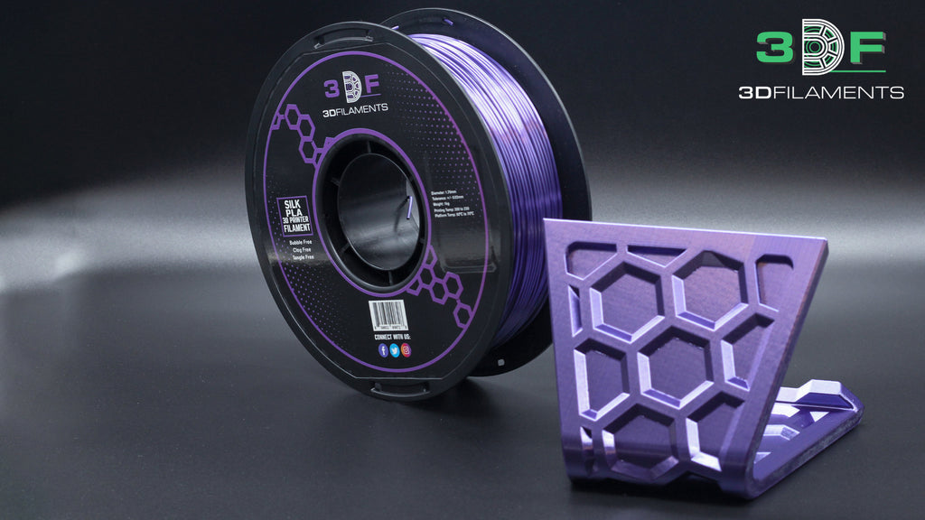 3DF PLA Silk Dark Violet 1KG