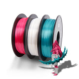 Green White Purple Silk PLA 3D Printer Filaments
