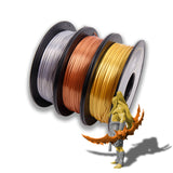 Silver Copper Gold Silk PLA 3D Printer Filaments